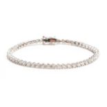 A DIAMOND TENNIS BRACELET