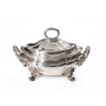 A VICTORIAN SILVER TUREEN AND COVER, JOHN SAMUEL HUNT, LONDON, 1849