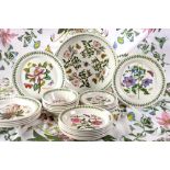 A PORTMEIRION 'BOTANICAL GARDEN' PATTERN PART DINNER SERVICE