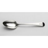 A GEORGE III SILVER OLD ENGLISH PATTERN TABLESPOON, W.S, LONDON, 1805