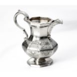 A VICTORIAN SILVER MILK JUG, CHARLES LIAS, LONDON, 1842