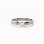 A DIAMOND SOLITAIRE RING