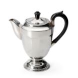 AN ELECTROPLATED COFFEE POT