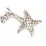 A TIFFANY AND CO STARFISH PENDANT