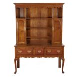 A GEORGE III OAK SIDEBOARD