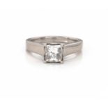 A DIAMOND SOLITAIRE RING, BROWNS 'PROTEA COLLECTION'