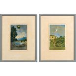 Maxfield Parish- ITALIAN VILLAS, 6 LITHOGRAPHS