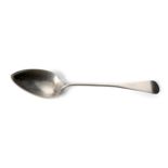 A CAPE SILVER OLD ENGLISH PATTERN TEASPOON, JOHANNES COMBRINK