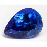 AN UNMOUNTED CERTIFIED BLUE SAPPHIRE