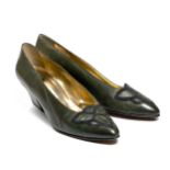 A PAIR OF VINTAGE ESCADA PUMPS