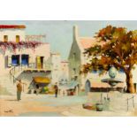 Cecil Rochfort D'Oyly John (South African 1906 - 1993) TOWN SQUARE