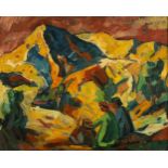 Stefan Ampenberger (South African 1908 - 1983) MOUNTAINOUS LANDSCAPE