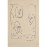 A.R. Penck aka Ralf Winkler (German 1939 - 2017) THREE FIGURES