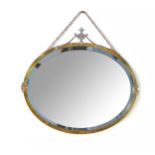 A BRASS MIRROR