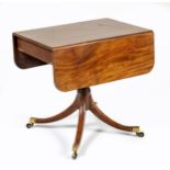 A REGENCY MAHOGANY PEMBROKE TABLE