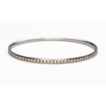 A DIAMOND HOOP BANGLE