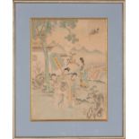 A CHINESE PAINTING ON SILK, POSSIBLY REPUBLIC PERIOD, 1912 - 1949