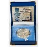 A 2003 CRICKET WORLD CUP OPENING MATCH SILVER MEDALLION