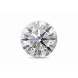 A ROUND BRILLIANT-CUT DIAMOND 0,50 CARATS