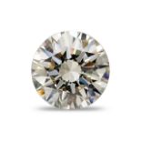 A ROUND BRILLIANT-CUT DIAMOND 0,83 CARATS