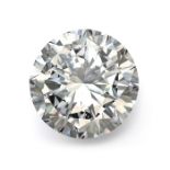 A ROUND BRILLIANT-CUT DIAMOND 0,81 CARATS