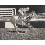 Artist Unknown (20th Century)Â HORSE RACES/SOHA