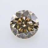 A ROUND BRILLIANT-CUT DIAMOND 8,05 CARATS