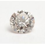 A ROUND BRILLIANT-CUT DIAMOND 0,39 CARATS