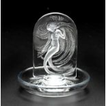 A LALIQUE 'NAIADE' WATER NYMPH RING TRAY, MODERN