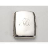 A GEORGE VI SILVER CIGARETTE CASE, JOSEPH GLOSTER LIMITED, BIRMINGHAM, 1912