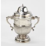 A VICTORIAN SILVER TROPHY CUP, LEVI AND SALAMAN, BIRMINGHAM, 1897