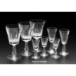 A PART-SUITE OF WATERFORD 'GLENCREE' PATTERN STEMWARE