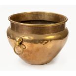 A BRASS JARDINIERE