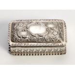 A VICTORIAN SILVER DRESSING TABLE BOX, EDWARD SOUTER BARNSLEY AND CO, BIRMINGHAM, 1899