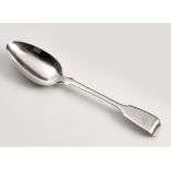 A GEORGE II SILVER FIDDLE PATTERN TABLESPOON, MAKERS MARK 'FW', LONDON, 1816