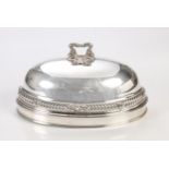 AN OLD SHEFFIELD ELECTROPLATED MEAT DISH COVER