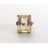 A CITRINE RING