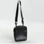 A MONTBLANC LEATHER URBAN REPORTER SHOULDER BAG