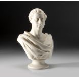 A COPELAND PARIAN BUST OF A YOUNG PRINCE ALBERT BY MARSHALL WOOD, EARLY 20TH CENTURY
