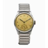 A STAINLESS-STEEL WRISTWATCH, RALCO