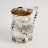 A GEORGE II SILVER MUG, POSSIBLY JOHN EDWARDS, LONDON, 1737