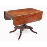 A REGENCY MAHOGANY PEMBROKE TABLE