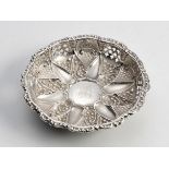 AN EDWARD VII SILVER BON-BON DISH, WILLIAM DEVENPORT, BIRMINGHAM, 1924