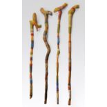 FOUR STICKS: MADOD DLADA, SIBAYA SIMELANE, (MASHUNGA, MSINGA, KWAZULU-NATAL, SOUTH AFRICA)