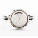 A STAINLESS-STEEL BANGLE WRISTWATCH, DESIGNED BY VIVIANNA TORUN BÜLOW-HÜBE FOR GEORG JENSEN