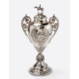 A VICTORIAN SILVER TROPHY CUP, GEORGE UNITE, BIRMINGHAM, 1865