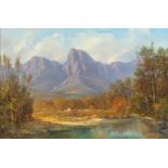 Gabriel de Jongh (South African 1913 - 2004) BERG RIVER STELLENBOSCH