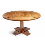 A FRENCH OAK KITCHEN TABLE, MANUFACTURED BY PIERRE CRONJE