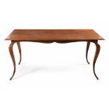 A MAHOGANY TABLE, MODERN