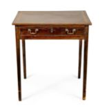 A GEORGE III STYLE MAHOGANY OCCASIONAL TABLE